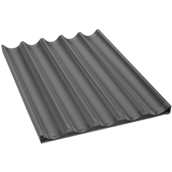 Uunipellillinen patonkeja / ranskalaista leipää, alumiini, tarttumaton 600x400x80mm | Adexa FBR6040N