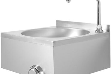 Kaupallinen käsienpesuallas Ruostumaton teräs Polvikäyttö | Adexa VHWR44