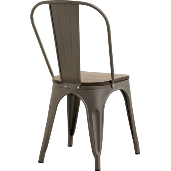 Bistro-ruokapöydän tuoli Teräs Asemetalli Sisätiloihin | Adexa WW170DGW - Image 2