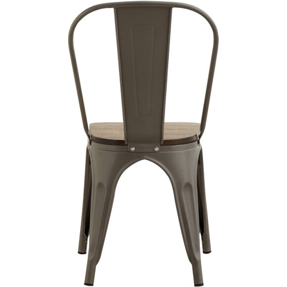 Bistro-ruokapöydän tuoli Teräs Asemetalli Sisätiloihin | Adexa WW170DGW - Image 3