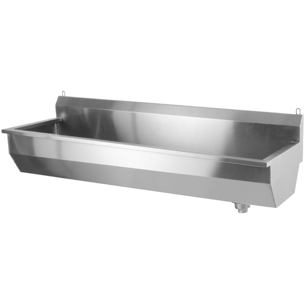 Kaupallinen seinään kiinnitettävä astianpesuallas 1500x380x320mm ruostumatonta terästä 1 altaalla | Adexa YDWPS15038