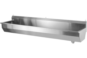 Kaupallinen seinälle asennettava kattilanpesuallas 2000x380x320mm ruostumatonta terästä 1 kulho | Adexa YDWPS20038