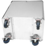 Ainesosien kuljetusvaunu, ruostumaton teräs, 120 litraa | Adexa AEK46 - Image 4