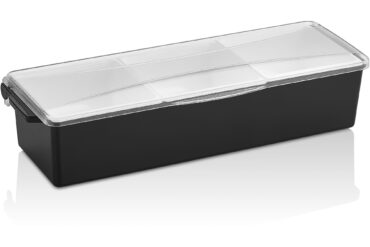 Koristelaatikko / Maustejakelija kannella, 3 osastoa | Adexa CHA004