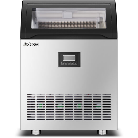Kaupallinen Jääpalakone Alatiskimalli 120kg/24h Ruostumaton teräs Digitaaliset ohjaimet | Adexa CIM120SSD - Image 3