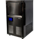Kaupallinen jääpalakone Kirkas jää Yksittäiset kuutiot 30kg/24h Musta Digitaaliset hallintalaitteet | Adexa GI30BD