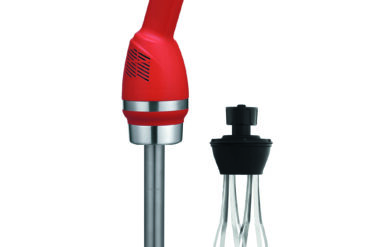 Sauvasekoitin / Käsimylly 280W Sekoittajatikku 240mm Vatkain 240mm Säädettävä nopeus Punainen | Adexa HM265WR