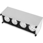 Kaupallinen aterinkoripidike 4 tilaa ruostumaton teräs | Adexa KFA04B - Image 2