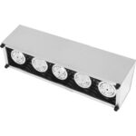 Kaupallinen aterinkori teline 5-aukkoinen ruostumaton teräs | Adexa KFA05B - Image 3