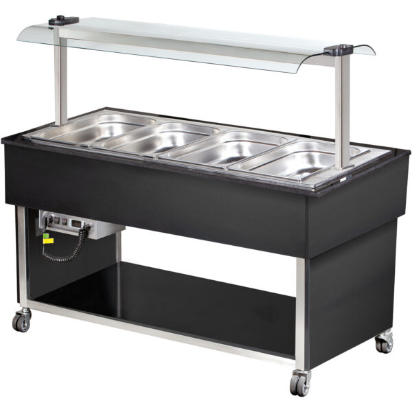 Kuumat Salaattibaari 4xGN1/1 Musta | Adexa MBH814BB