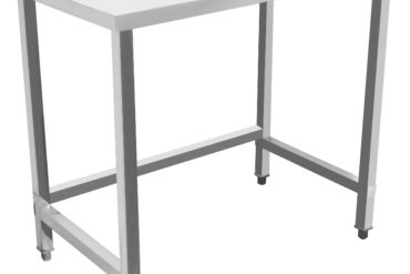 Ammattilainen Työ/Jätepöytä, jossa 2 jätekoloa Ruostumaton teräs 1000x600x900mm | Adexa SC10060