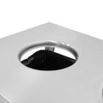 Ammattilainen Työ/Jätepöytä, jossa 2 jätekoloa Ruostumaton teräs 1000x600x900mm | Adexa SC10060 - Image 2