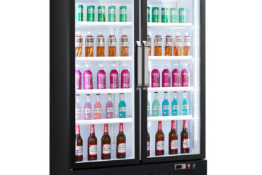 Näyttö Pullojääkaappi Pysty Kaksiosainen Ovi 756 litraa Ilman yläpaneelia | Adexa SC760FB