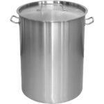 Ammattilaisen jätesäiliö ruostumattomasta teräksestä kannella 95 litraa | Adexa SDB95 - Image 2