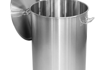 Ammattilaisen jätesäiliö ruostumattomasta teräksestä kannella 95 litraa | Adexa SDB95