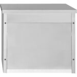 Seinäkaappi lasiovilla ruostumatonta terästä 800x400x650mm | Adexa SWCGD80402 - Image 3