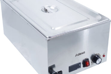 Ammattilaisen bain-marie, sisältää 1xGN1/1 astiat kannella Digitaalinen ohjaus Tyhjennyshana | Adexa WH7066CT