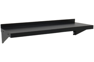 Kaupallinen Seinä hylly Musta jauhemaalattu teräs 900x300x190mm | Adexa WSPC30090