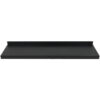Kaupallinen seinähylly Musta pulverimaalattu teräs 1100x300x190mm | Adexa WSPC30110 - Image 2