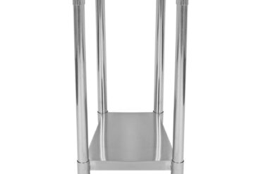 2-tasoinen ruostumaton terästyöpöytä säädettävällä alahyllyllä 450x600x900mm | Adexa WT6045WO