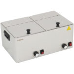 Kaupallinen kaksoismakkaralämmitin 2x8 litraa 2,4 kW | Adexa XDESW8D - Image 5