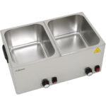 Kaupallinen kaksoismakkaralämmitin 2x8 litraa 2,4 kW | Adexa XDESW8D - Image 6