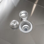 Matalampi kaupallinen kattilanpesuallas ruostumatonta terästä 1 allas roiskesuoja 800x600x660mm neliöjalat | Adexa SMSJY8060 - Image 6