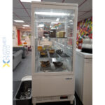 Työtason Näyttö Jääkaappi 78 litraa 3 hyllyä Valkoinen 1 tasainen ovi | Adexa CL78W - Image 2