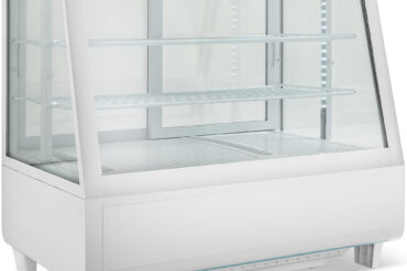 Näyttöjääkaappi 100 litraa 2 hyllyä Valkoinen | Adexa CW100W