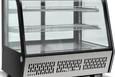 Näyttöjääkaappi 120 litraa 2 hyllyä Pyöristetty etuosa | Adexa CW120R