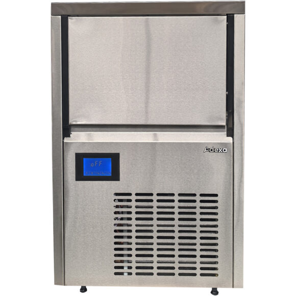 Kaupallinen jääpalakone Kirkasta jäätä Yksittäiset kuutiot 50kg/24h Ruostumaton teräs Digitaaliset ohjaimet | Adexa GI50SSD - Image 3