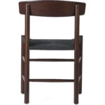 Pähkinänruskea pyökkipuisen tuolin istuin punotusta mustasta narusta | | Adexa GS60575DWB - Image 2