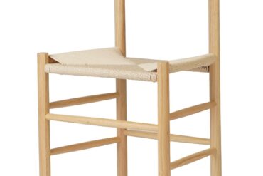 Pyökkipuinen tuoli, luonnonväri, vaalealla punotulla köysisellä istuimella | Adexa GS60575NBE