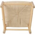 Pyökkipuinen tuoli, luonnonväri, vaalealla punotulla köysisellä istuimella | Adexa GS60575NBE - Image 6