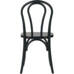 Ruokapöydän tuoli mustasta kumipuusta | | Adexa GS90003B - Image 4