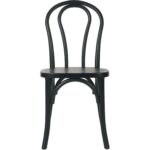 Ruokapöydän tuoli mustasta kumipuusta | | Adexa GS90003B - Image 2