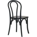 Ruokapöydän tuoli mustasta kumipuusta | | Adexa GS90003B - Image 6