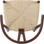 Puunvärinen pyökkipuutuoli, vaalea pähkinän väri ja vaalea punottu köysisohva | | Adexa GSW0029LWBE - Image 4