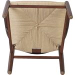 Puunvärinen pyökkipuutuoli, vaalea pähkinän väri ja vaalea punottu köysisohva | | Adexa GSW0029LWBE - Image 5