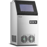 Kaupallinen jääpalakone Alakaappi 50kg/24h Ruostumaton teräs Digitaaliset säätimet | Adexa CIM50