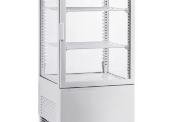 Työtasolla oleva näyttöjääkaappi 58 litraa 2 hyllyä Valkoinen 1 tasainen ovi | Adexa CL58W