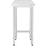 Kaupallinen työtaso ruostumatonta terästä ilman alahyllyä 300x600x965mm | Adexa DW3060WO