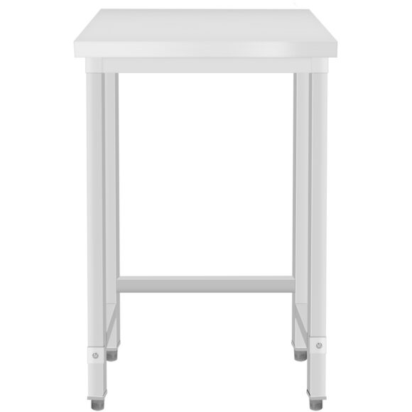 Kaupallinen työpöytä Ruostumaton teräs Ei alaosaa 450x600x965mm | Adexa DW4560WO