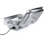 Sähköinen ​​chafer-lämmitin GN1/1 Ruostumaton teräs 9 litraa | Adexa ECD09A1 - Image 2