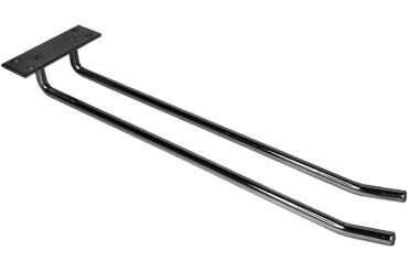 Viinilasiteline Musta Kattoon kiinnitettävä Pituus 400mm 4 viinilasia | Adexa WGB18500400B