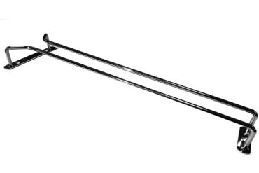 Viinilasiteline Musta Kattoon kiinnitettävä Pituus 400mm 5 viinilasille | Adexa WGR116B