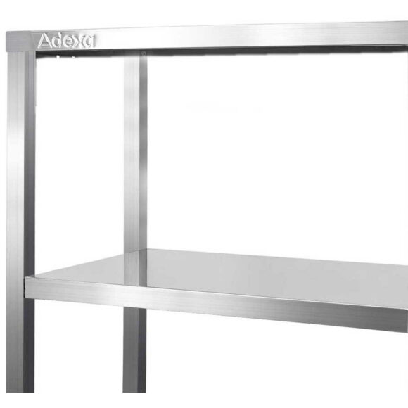 Kaupallinen keittiö Gantry 2 tasoa Ruostumaton teräs 600x335x700mm | Adexa WHES603470 - Image 3