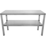 Ammattikeittiön Gantry 2 tasoa Ruostumaton teräs 900x335x700mm | Adexa WHES903470 - Image 3