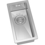 Ylellinen yksialtainen pesuallas 230x450x150mm Päältä asennettava Ruostumaton teräs | Adexa SB101840