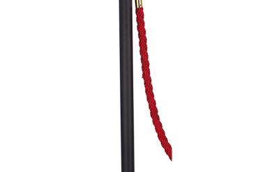 Köydenpylväs pallopäällä 320x1000mm Musta | Adexa BBP02A